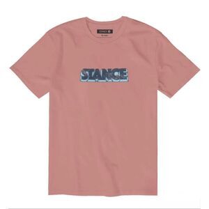 STANCE - NWOT Unisex Size Small The Crew Tee in "Dusty Rose"